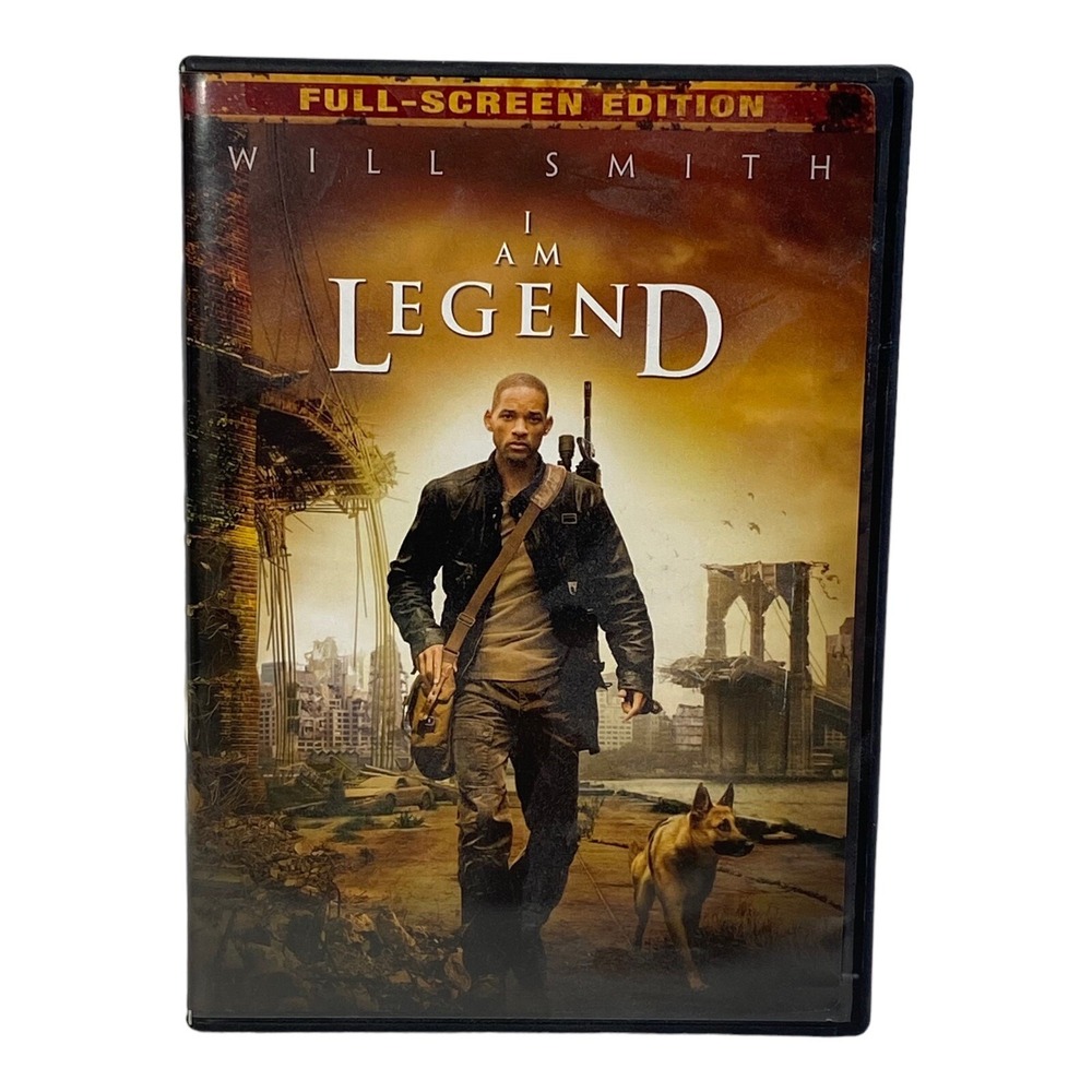 I Am Legend (DVD, 2008) Action, Sci-Fi, Will Smith, Alice Braga, Willow Smith